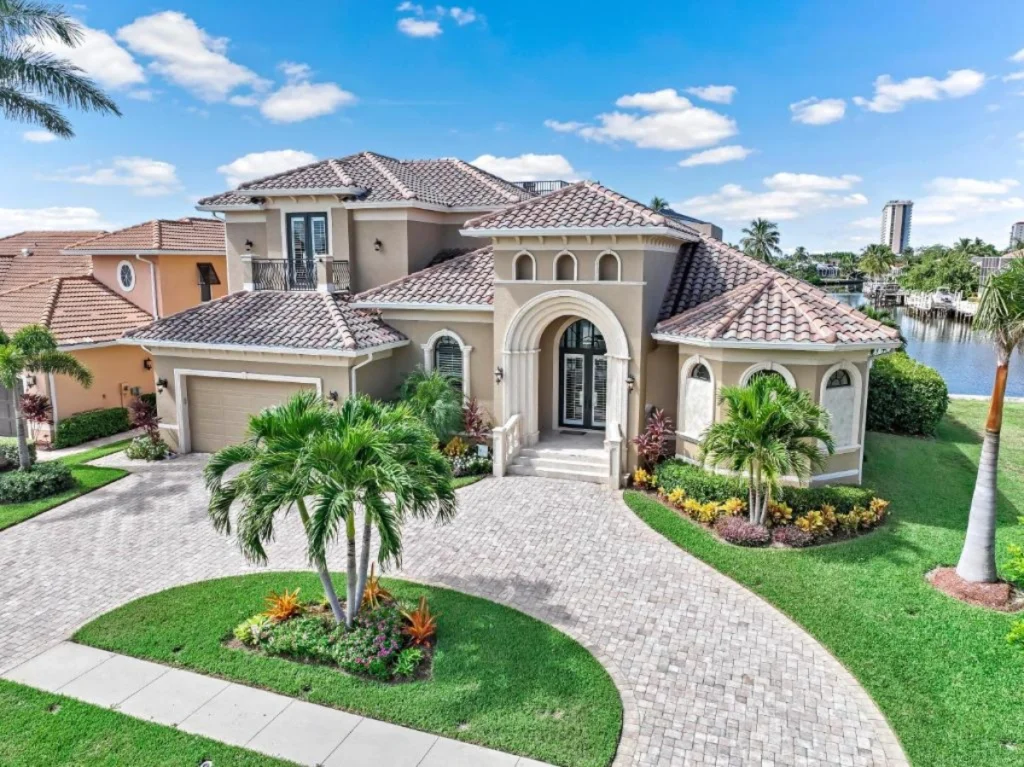 house for sale in marco island waterfront property view