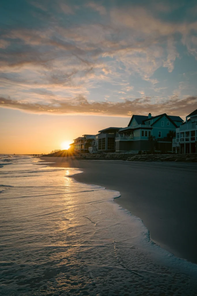 waterfront homes for sale in Naples FL beach sunset view